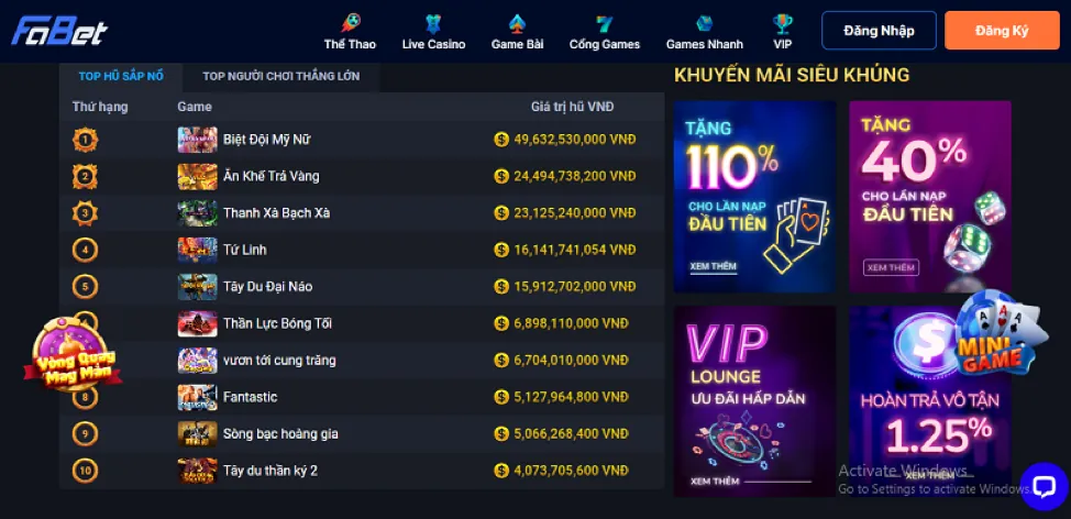 Khuyến mãi độc quyền mới nhất tại vn138m win